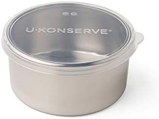 U Konserve Stainless Steel Round Food Storage Bento Box Container, Leak Proof Silicone Lid Dishwasher Safe - Plastic Free, 16oz - Image 4