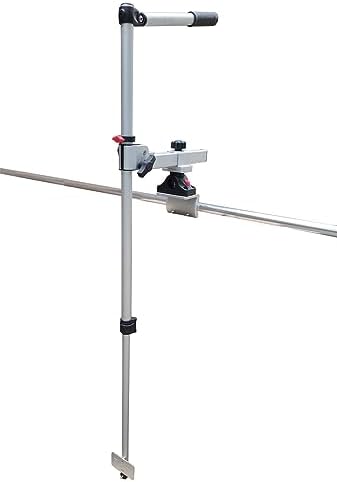 Brocraft Telescopic Transducer Pole – Universal Mount for Live Sonar & Fish Finder Transducers on Square & Round Rails