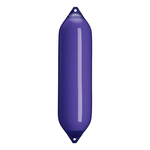 Polyform F-Series Boat Fender F-8 Standard Blue Ropehold - Purple