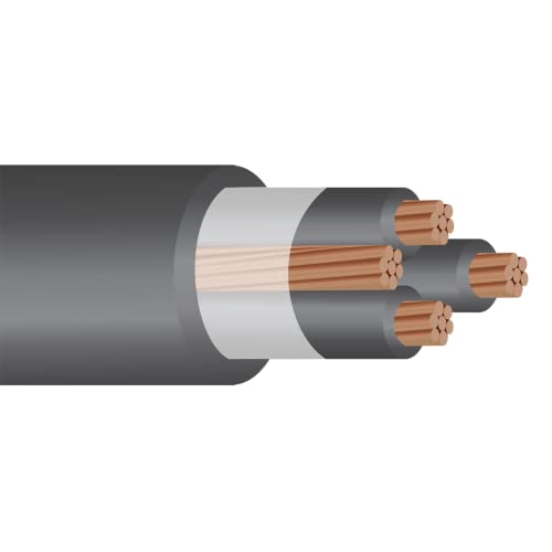 NASSAU ELECTRICAL SUPPLY 10' 2/0-2/0-2/0-1 SER Copper Service Entrance Cable