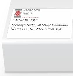 YMNP0103001 - Microdyn Nadir Flat Sheet Membrane, NP010, PES, NF, 297 x 210mm, 1/pk