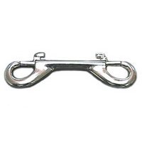 163B 4.75 in. Polished Double End Bolt Snaps