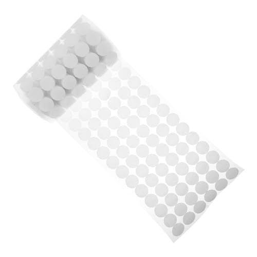 Operitacx 10.5cm Large Size Circle Adhesive Dots 528 Pairs Self Adhesive Hook Loop Tapes White for Wall Door Balloon Decorations