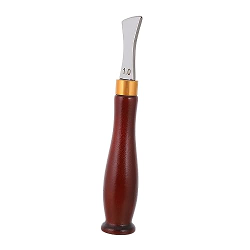 IWOWHERO Eco-Friendly Leather Edges Marking Trimmer Wood Craft Tool Portable Crimping Cutter
