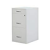 Staples 3-Drawer Vertical File Cabinet, Letter Size Documents, Lockable & Mobile, 18.9' D...
