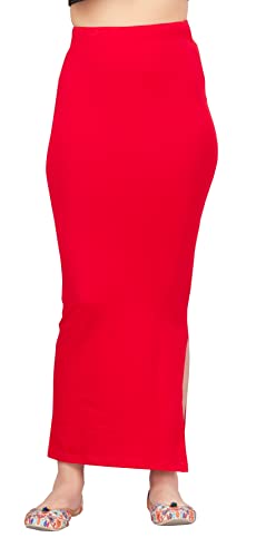 Image of Studio Shringaar Women's Pure Cotton Stretchable Saree Shapewear Petticoat