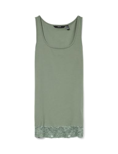 VERO MODA Damen Vmmaxi My Lace Long Tank JRS Noos, Laurel Wreath, Large