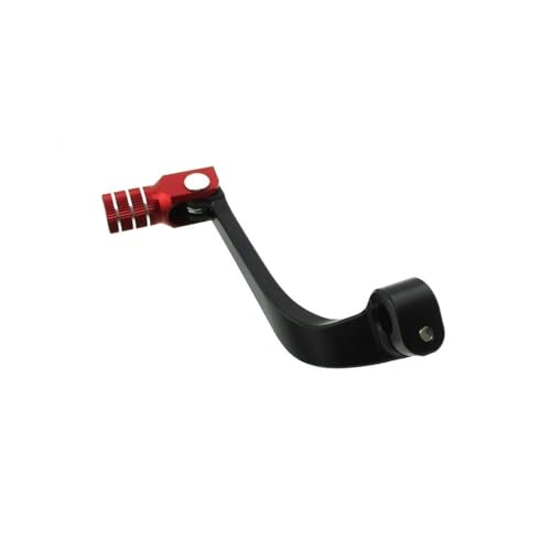 Levier de vitesse CNC Zongshen 190cc en alu noir et rouge pour moto 125cc