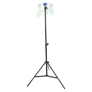 Tonsa Infusionsständer Höhenverstellbar mit 4 Haken