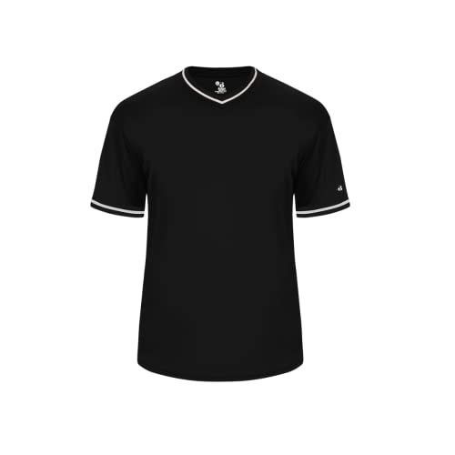 Badger Sports Vintage Baseball Jersey Black/Black/White