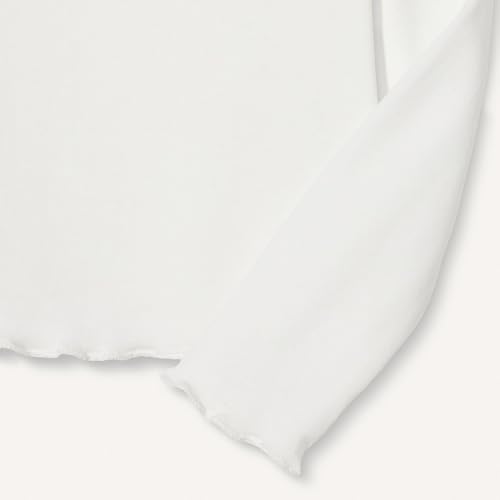 Image of Amazon Essentials Girls and Toddlers' Long-Sleeve Cropped Rib Top