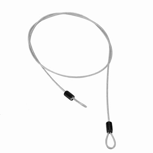 Candado de cable de acero Sonew, color plata miniatura 6