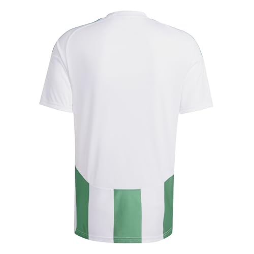 adidas Herren Striped 24 Jersey Shirt, White/Team Green, XL – Ansicht 4