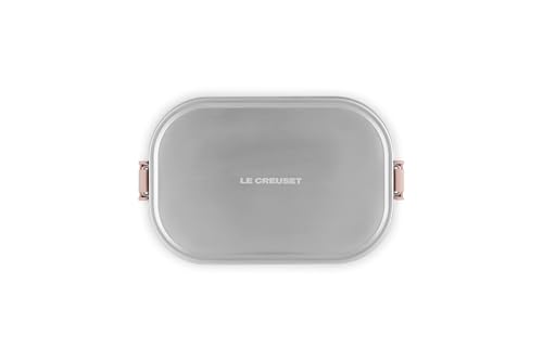 Image of Le Creuset Stainless Steel On The Go Lunch Box, 30 oz., Shell Pink