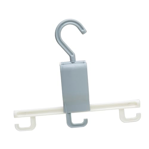 MUELODSIC Pants Hanger Organizer Heavy Duty Plastic Trouser Rack with Skid Hooks for Jeans and Trousers for Closet and Laundry Organization Material