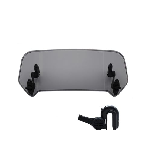 Extension de pare-brise de moto universelle pour voyager sans turbulences