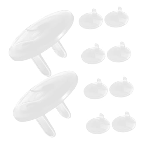 Garneck 10pcs Socket Covers Proofing Babyproof Electrical Outlet Covers Safety Plug Socket Outlet Protector for Boys and Girls