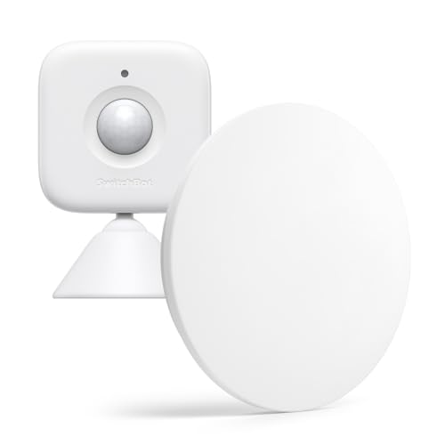 SwitchBot LEDシーリングライト 6畳 人感センサー Alexa - 無段階 調光調色 スイッチボット 天井 照明器具 3500lm リモコン付き ハブ機能付き 電球色 昼白色 昼光色 取付簡単 防虫 防塵 省エネ 節電対策 2.4GHzWi-F