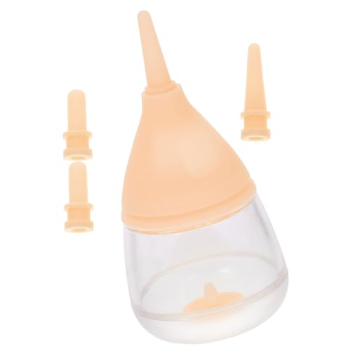LOORGVEL ペット用ミルク哺乳瓶 子犬 子猫対応 小型哺乳器 軽量コンパクト 持ち運び便利 授乳可能 衛生的お手入れ簡単 新生児用 素材使用
