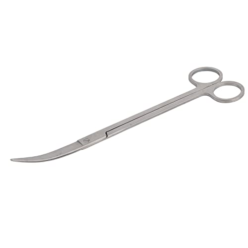 Professional Stainless Steel Aquatic Plant Scissors for Easy Trimming Back Grass in Aquarium Fish Tank
