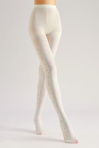 Image of Sahabowi Women's Sheer Tights, Digital Print Designs Stockings