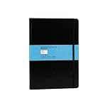 Seawhite of Brighton A4 Travel Journal - Alternate Lined & Plain 130gsm Cartridge Paper - Artist Sketchbook for Drawing, Watercolour & Mixed Media - Portable Art Diary
