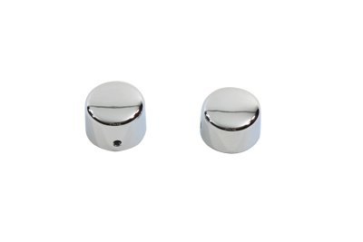 V-Twin 37-0036 - Chrome Front Axle Cap Cover Set