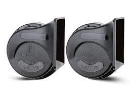 Image of myTVS Kohinoor Trumpet Twin Tone Horn Black For Universal Cars (12V, 520 /420Hz, 110-130dB)