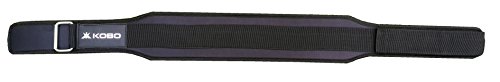 Image of Kobo 4 inch Foam Padded Weight Lifting Belt Back Gym Strap Training Support Fitness Exercise Bodybuilding