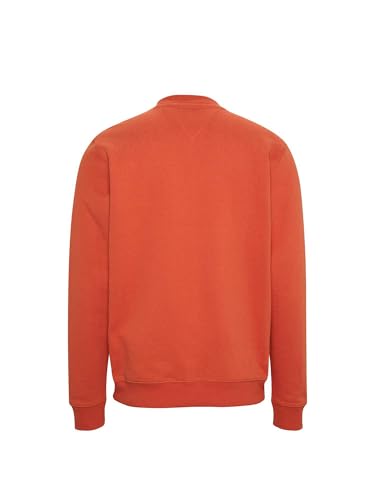 Sweat Tommy Jeans orange molleton doux Dm0dm17157 pull décontracté coloré - 3