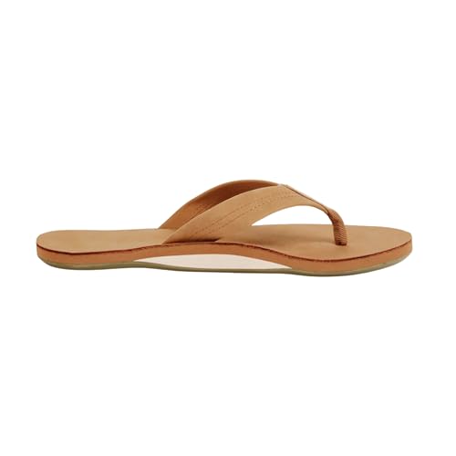 Hari Mari- Fields- Men's Nubuck Leather Flip Flops with Colorful Outsole- No Break Ins, Firm Arch Support, Soft Squeeze Eva Midsole and Beveled Edge to Reduce Tripping4