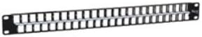 PATCH PANEL, BLANK, 48-PORT, HD, 1 RMS