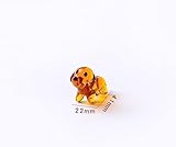 Handmade Mini Puppy Hand Blown Glass Ornaments Miniature Dog Figurine Desktop Decoration Crystal Cute Dog Figurines Collection Cut Glass Ornament Creative Cute Collectibles Gifts Decor