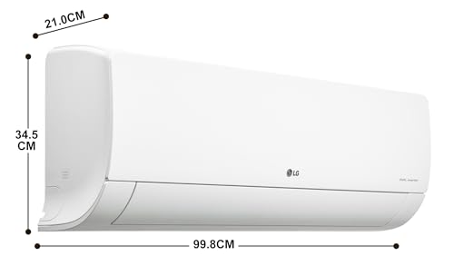 Image of LG 2 Ton 3 Star, Wi-Fi Enabled, Energy Manager+, DUAL Inverter Split AC (Copper, AI+ Convertible 6-in-1, Diet Mode+, HimClean, 4 Way Swing, HD Filter with Anti-Virus Protection, AS-Q24EWXE, White)