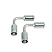 Wisepick 6 Pcs Air Conditioner Fitting Set #6#8 and #10, A/C Beadlock Splice Crimp Fittings, Standard Barrier 90 Degree, A/C Refrigerant Hose Fitting for AC Standard Hose