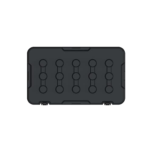 CAMP-ZERO-48L-Premium-Cargo-Equipment-Storage-Case-with-Coated-Stainless-Steel-Latching-and-Locking-System-Black