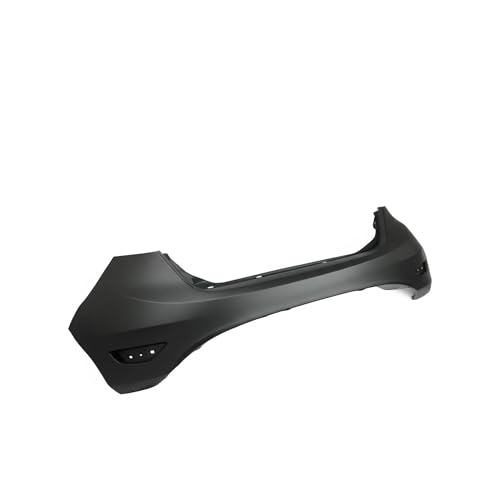 Image of FitParts Compatible with Ford Fiesta 2011-2016 Rear Bumper Cover | Without Parking Sensor Holes, OEM D2BZ17906AA, FO1100701