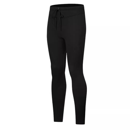 Arfobugウエットスーツ タッパー メンズ レディース 2mm 長袖 ジャケット/ロングパンツ ネオプレン素材 フロントジッパー サーフィン ウエットスーツ シュノーケリング 沢登 磯釣り サーフパンツ (3XL,2黒のパンツ)