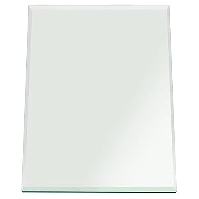 Fab Glass and Mirror Rectangle Glass Table Top, 36" X 60", Clear