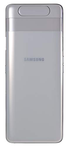 Samsung Galaxy A80 SM-A805F/DS 128GB Dual-SIM (GSM Only, No CDMA) Factory Unlocked 4G/LTE Smartphone - International Version (Silver)