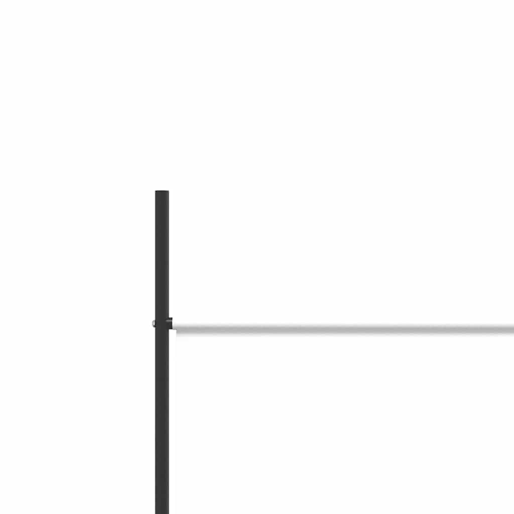 vidaXL 6-teiliger Raumteiler, 300x200 cm, Polyester & Eisen, Weiß, Faltbarer Sichtschutz, Bewegliche Trennwand, Schlafzimmer & Büro, Wohnaccessoire