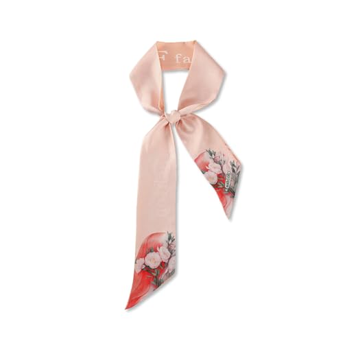 Foulard en soie étroit style artistique chinois et élégant cravate