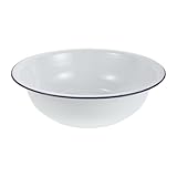 Gadpiparty Grand saladier émaillé Vintage pour mélanger Le Pain, Les Fruits et Les lég...