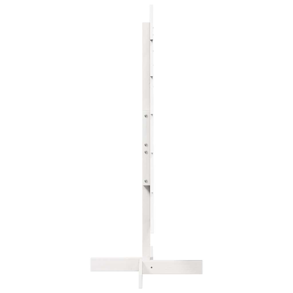Tidyard Árbol de Navidad de madera para decoración blanca 120 cm pino macizo, árbol de Navidad, árbol de Navidad, montaje rápido para hogar, oficina, fiesta, decoración