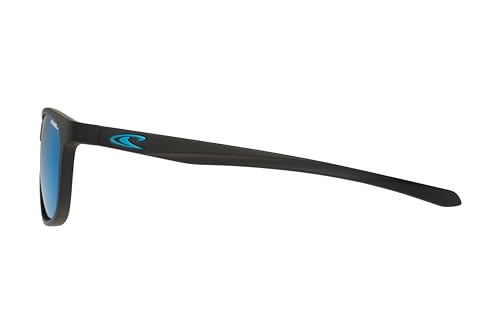Image of O'NEILL 9025 Men's and Women's Polarized Square Sport Sunglasses, Matte Black, 57 mm