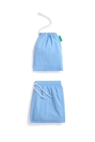 Future Planet Boys Kids (6-14) Premium Designer Azure Fast-Dry 7" Swim Trunks4