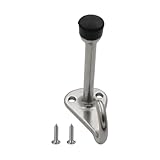 Türstopper Für Die Wand, Leise Schutzblocker-Hardware – Robuster, Dämpfender Wand-Türstopper Aus Rostfreiem Mit Haken, Badezimmer, Schlafzimmer, Zimmer, Wohnung, Sicherheit