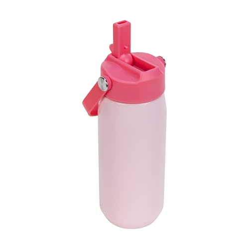 Image of PUMA unisex-adult 18oz Insulated Stainless Steel Water Bottle With Straw & Carry Handle