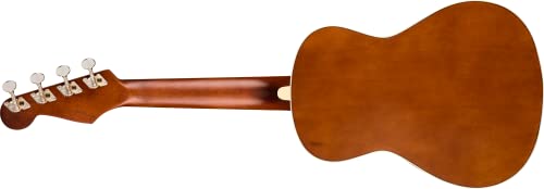 Fender Avalon Ténor Ukulélé Noyer Naturel - Les Beatles, Paul McCartney, John Lennon, RIngo Starr, George Harrison Fender Avalon Ténor Ukulélé Noyer Naturel – Image 3