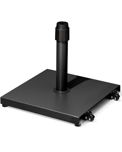 Heavy Duty 42lbs Patio Umbrella Base with Wheels